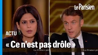 [VIDEO] AYAO macron RECADRED par une journaliste INDIENNE