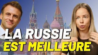 Une russe affirme c'est mieux de vivre en Russie qu'en France