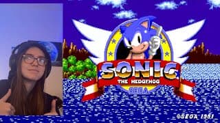 une 2000 decouvre sonic 1 sur megadrive, ça tourne mal