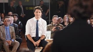 AYAAAAA Trudeau troll une anglophone et répond à sa question en français