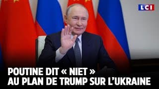 Plan de paix en Ukraine : Poutine envoie chier trump