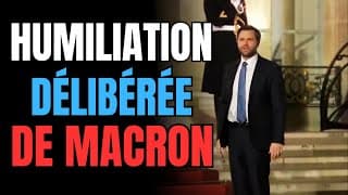Le GENIE macron HUMILIE le vice président américain