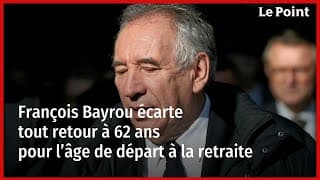 [ ALERTE ] BAYROU écarte tout retour à la RETRAITE à 62 ans !