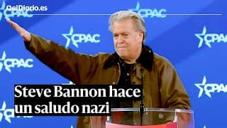 Steve Bannon, conseiller de Donald Trump, fait un geste nazi au rassemblement conservateur