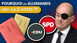 AHII EN ALLEMAGNE tu peux voter pour un chancelier et un parti différent