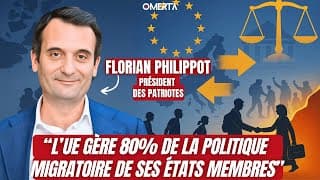 PHILIPPOT : "L'UE GÈRE 80% DE LA POLITIQUE MIGRATOIRE DE SES ÉTATS-MEMBRES"
