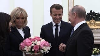 Macron provoque Poutine comme pour la coupe du monde 2018