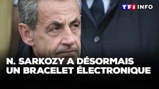 Sarkozy porte désormais un bracelet électronique