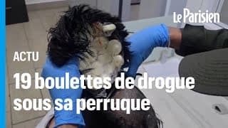 (VIDÉO) un HOMME ARRÊTÉ avec 10000 euros de COCAÏNE cachée dans sa PERRUQUE