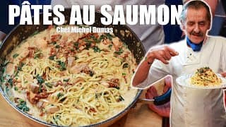 MICHE DUMAS vient de SORTIR une NOUVELLE VIDEO sur les PÂTES AU SAUMON !