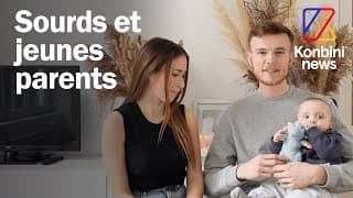 (VIDÉO) ce COUPLE de jeunes PARENTS SOURDS