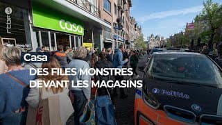 Liquidation totale des magasins CASA: des files monstres devant les magasins - RTBF Info