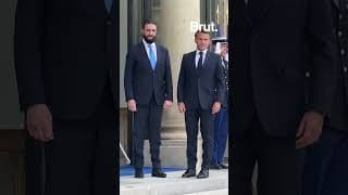 Ahmed al-Charaa, reçu par Emmanuel Macron à Paris