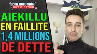 AIEKILLU EN FAILLITE AVEC 1.4 MILLIONS DE DETTE