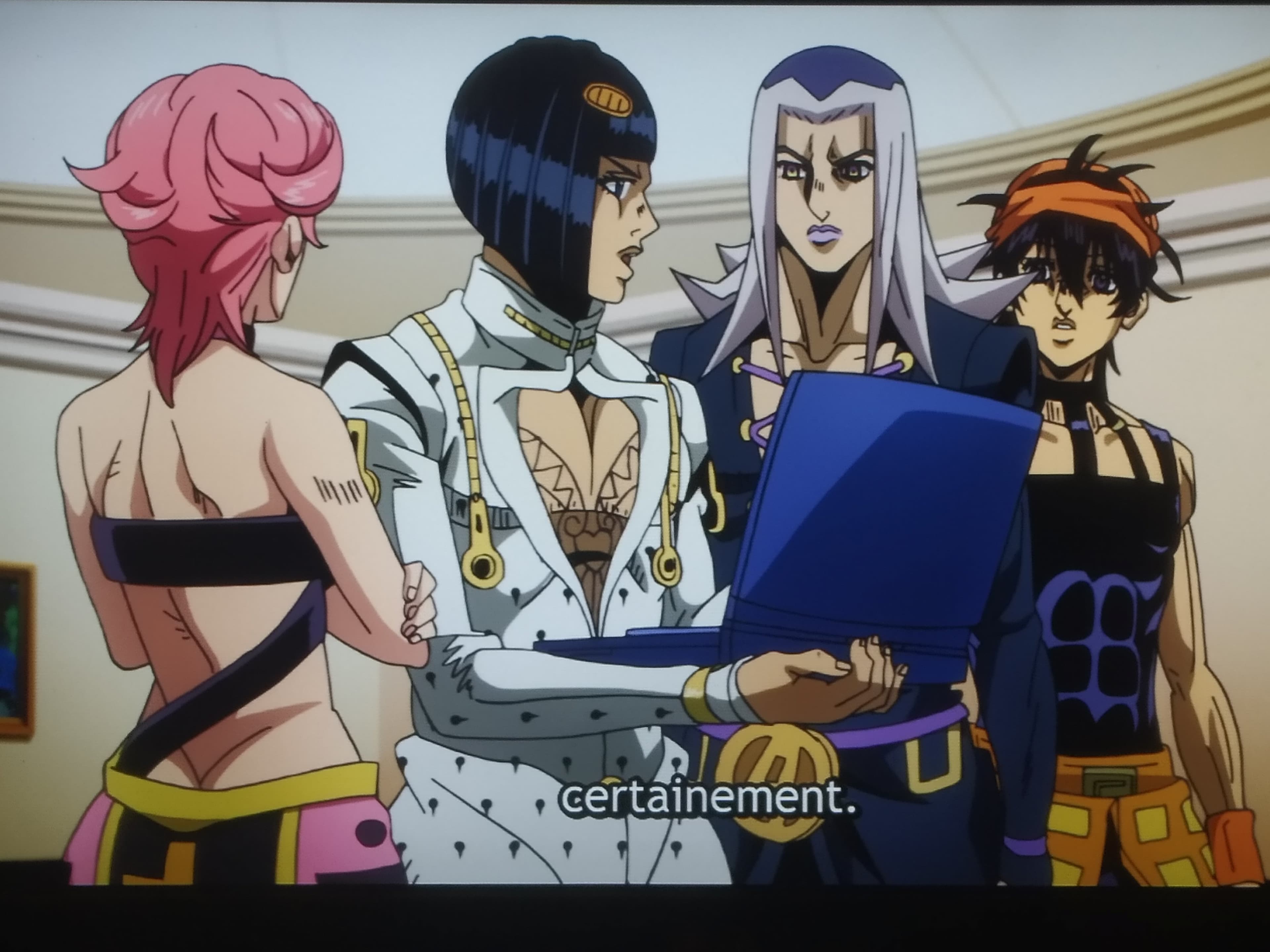 Jojo's Bizarre Adventures qui sexualise les filles de 15 ans