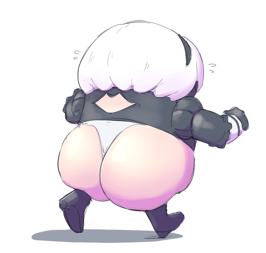 [Photo] Le gros cul 2B dans Nier: Automata