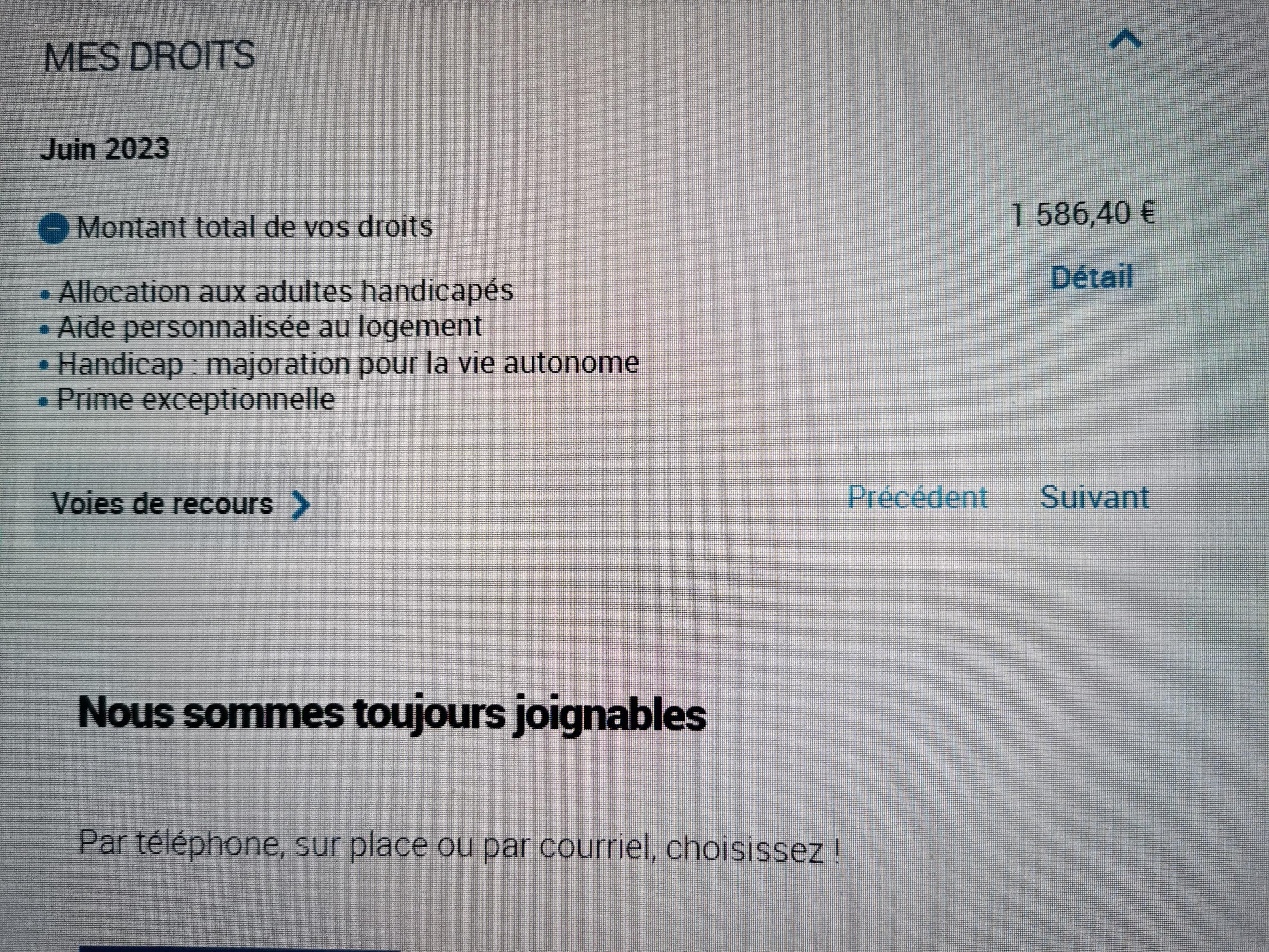 J'ai reçu mon AAH+APL+MVA soit 1 587 € NET SANS BOUGER 😱👌