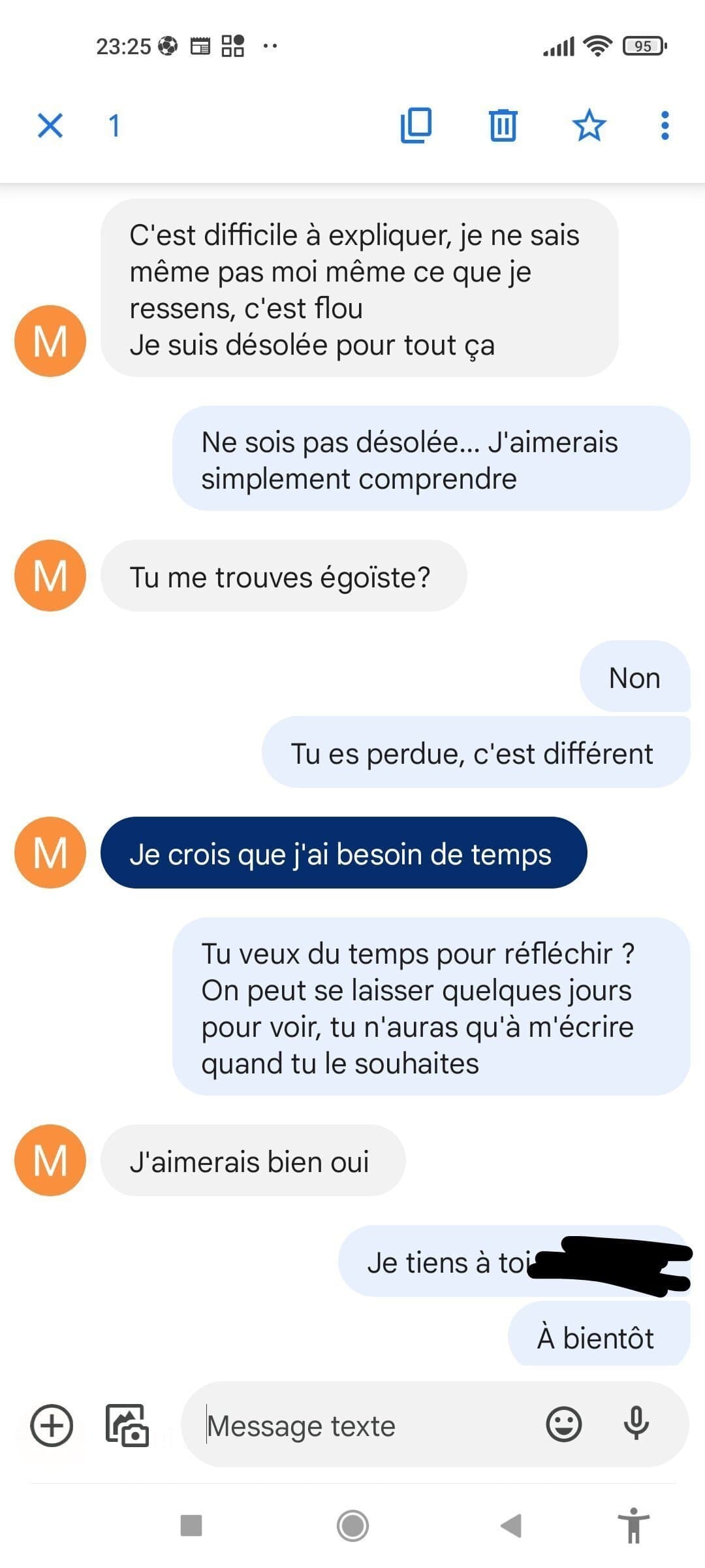 Ma copine : "besoin de temps" - 2 semaines après : toujours rien