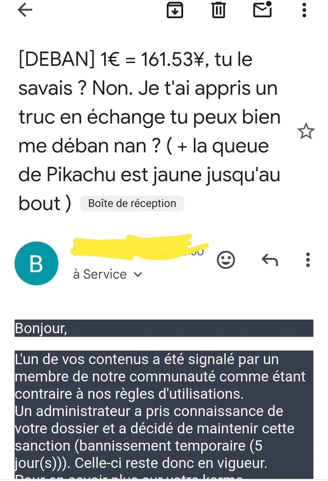 Réclamation : vous approuvez la décision ?