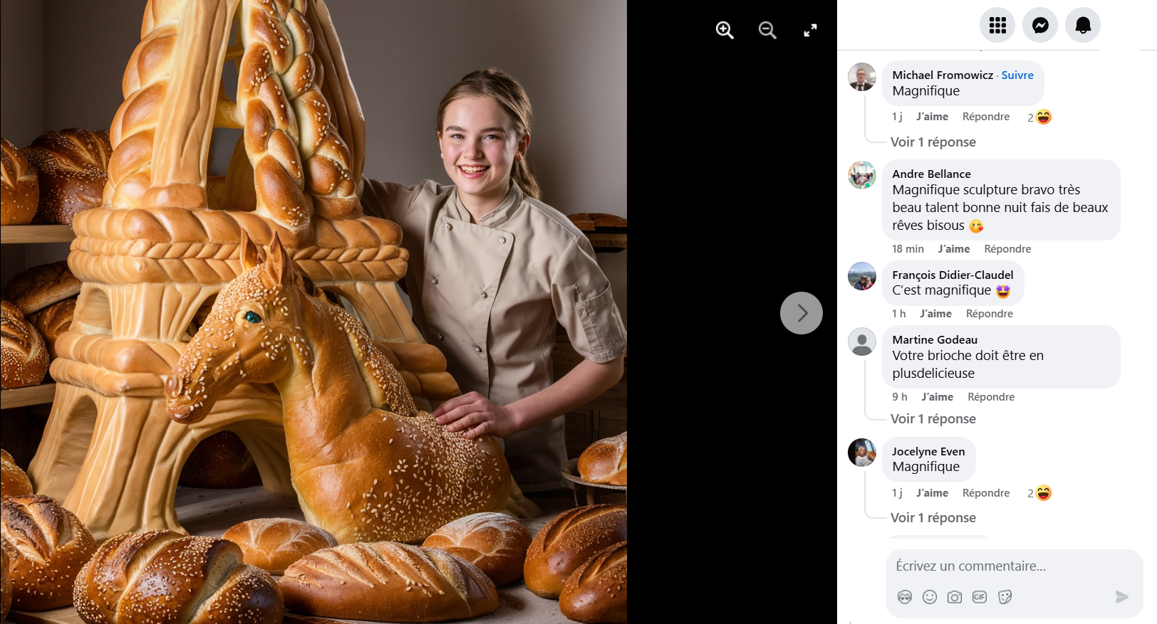 Cette TEEN fait la TOUR EIFFEL en pâtisserie