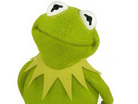 Pourquoi ce kermit est tout flou là ?