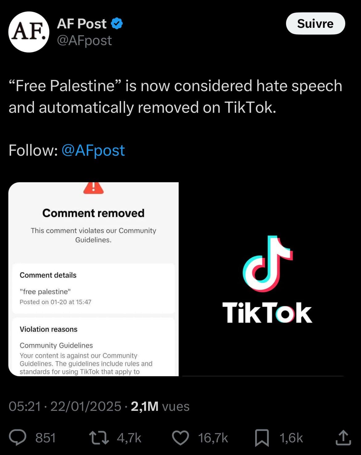 TRUMP a mis ENFIN mis FIN à la PROPAGANDE pro-Palestine sur TikTok