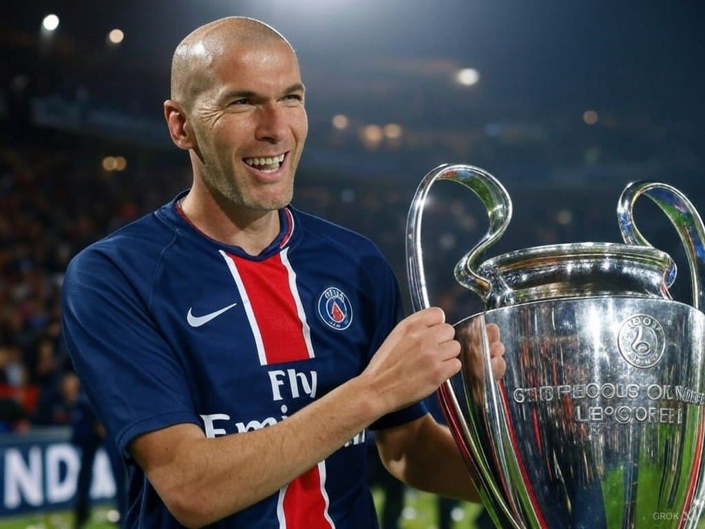 ZIDANE réagit à la victoire du PSG