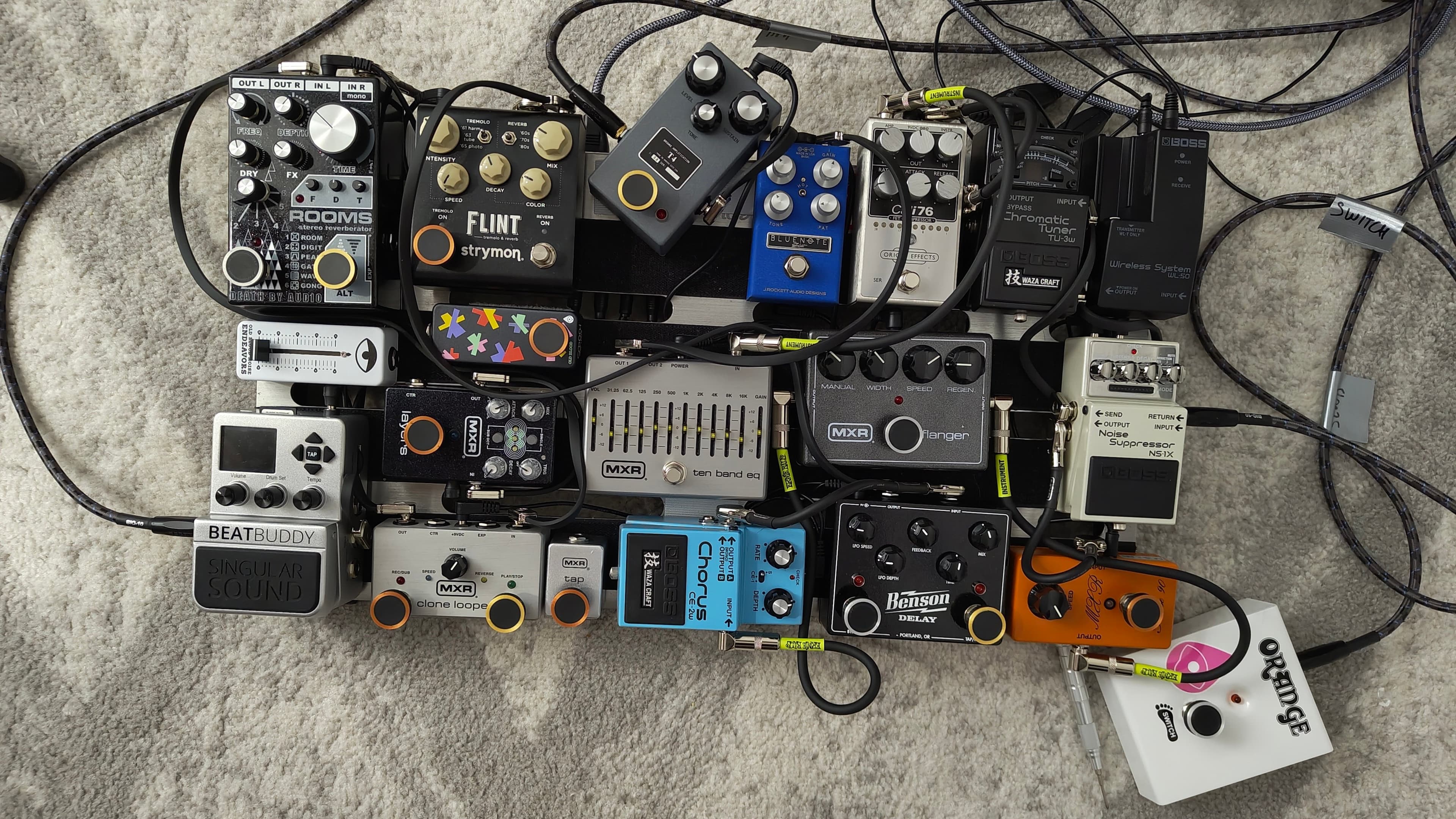 PHOTOS : Mon SETUP GUITARE + ampli + PEDALBOARD /20