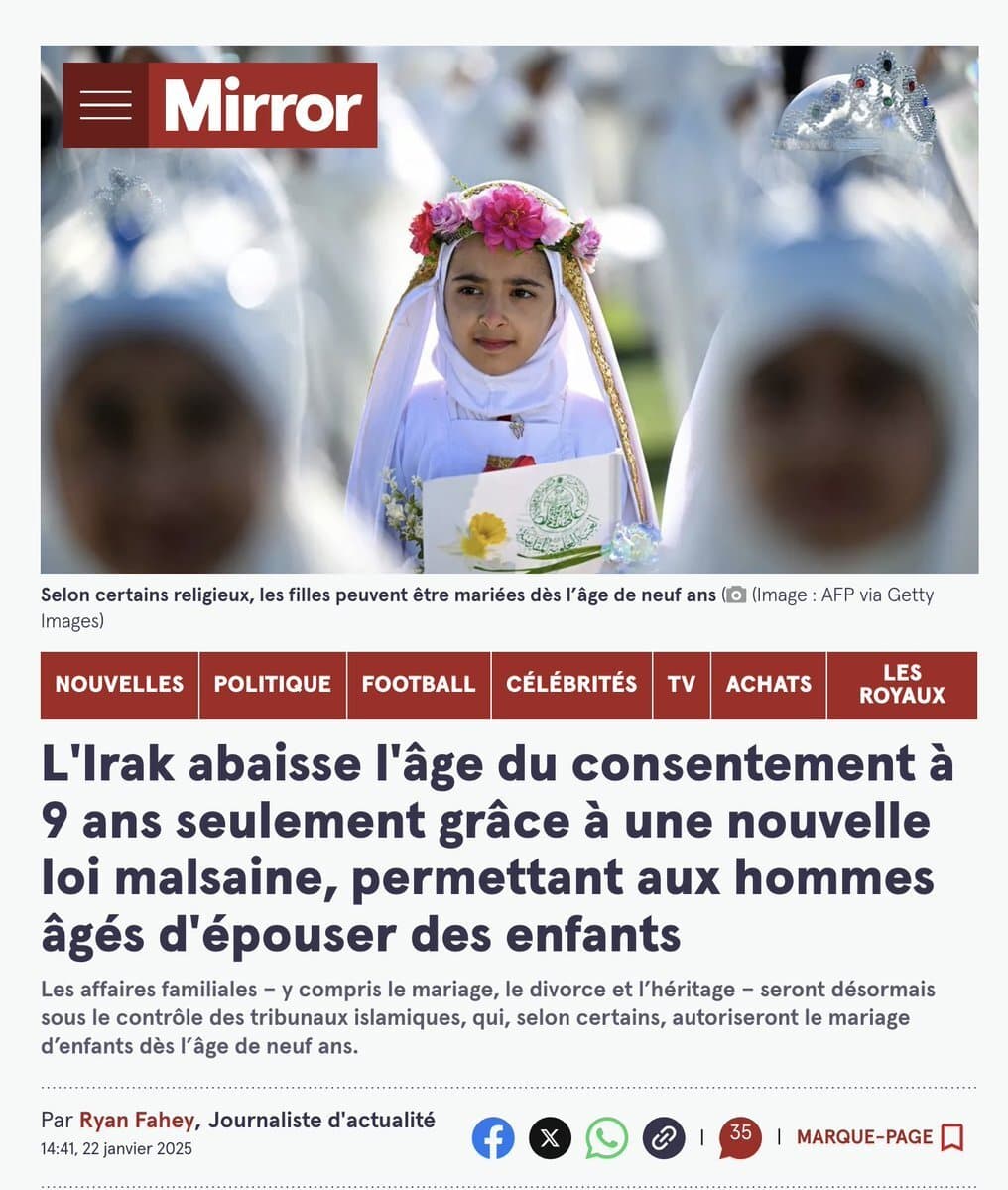 "L'OCCIDENT DÉCADENT à tout à apprendre de l'ORIENT et de ses VALEURS TRADITIONNELLES SAINES"