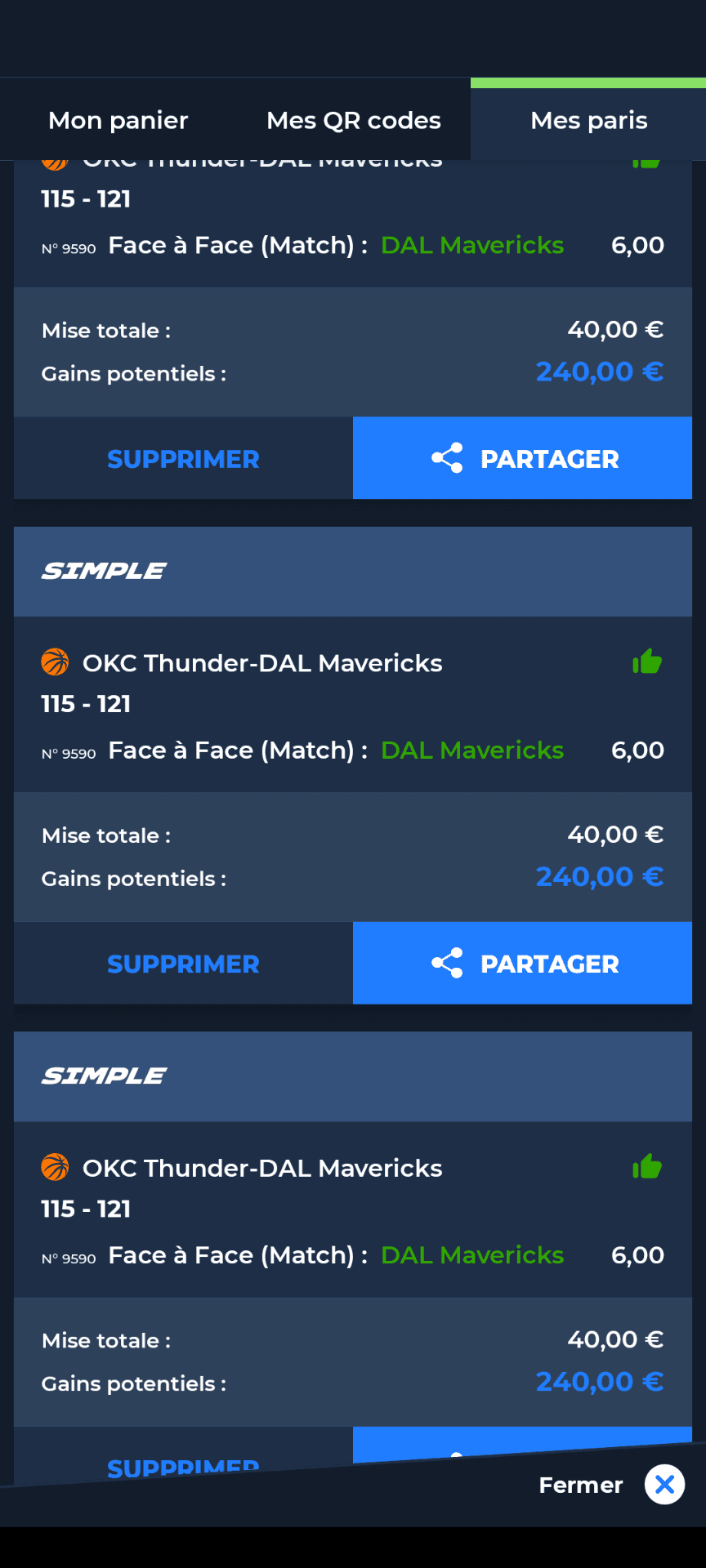 Je viens de me faire 1500 cette nuit