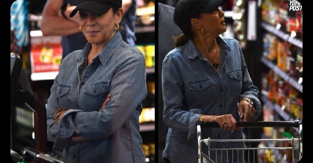 [Photo] Kamala Harris qui fait ses courses