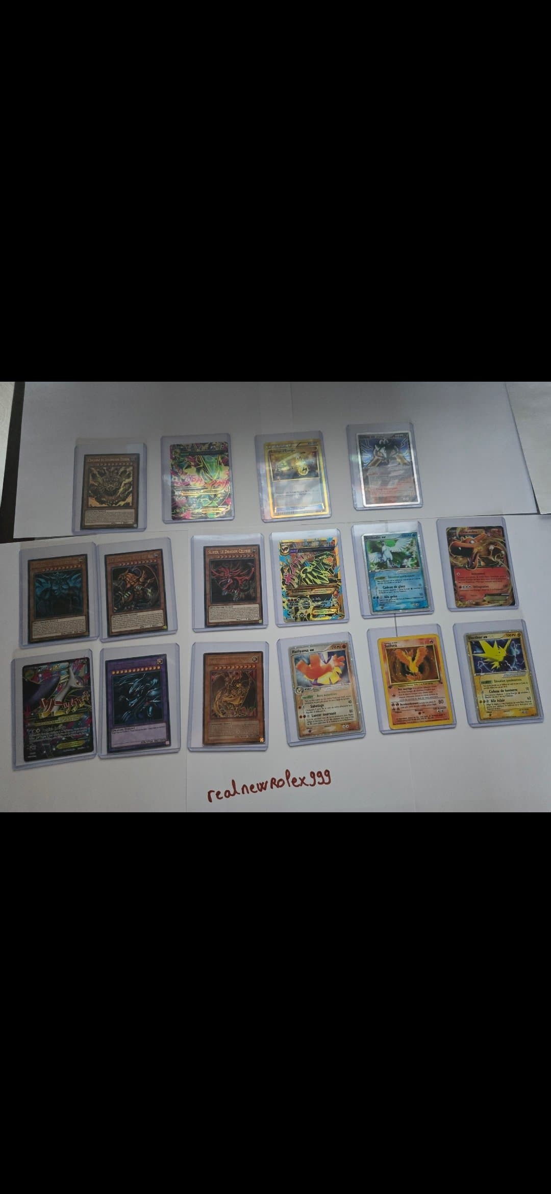 Je vends carte pokemon et yu gi oh