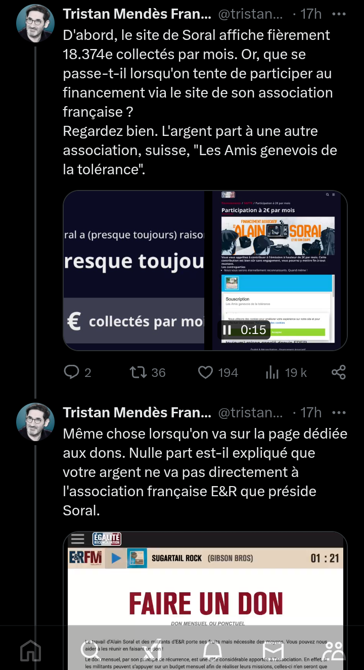 Un twittos s'en prend à SORAL : sa réponse va vous etonner