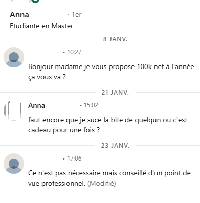 La réponse de cette TEEN sur LINKEDIN va vous TETONER !