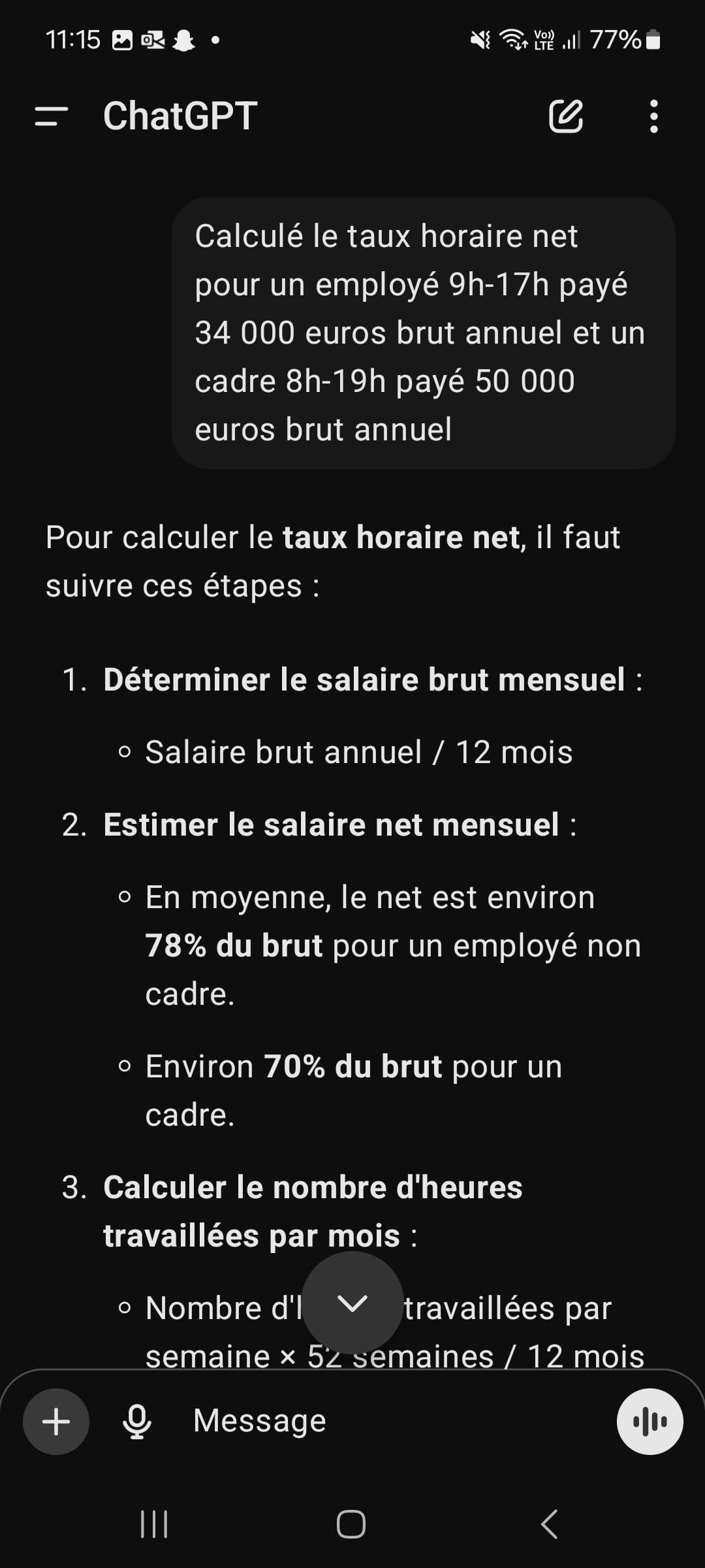 [Redpill] Taux horaire travail Cadre/Employé