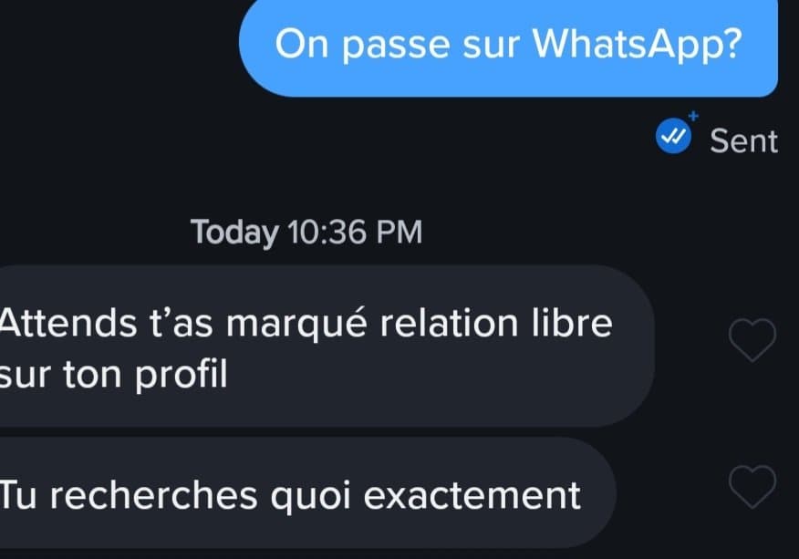 Je repond quoi à mon match tinder ?