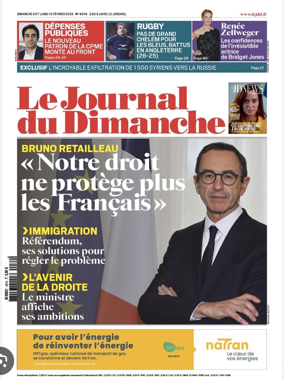 Les médias patriotes sont unanimes : Bruno RETAILLEAU est le nouveau leader de la DROITE nationale