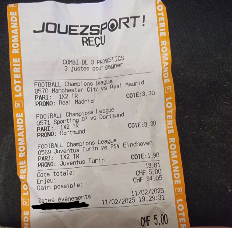 [PARIS] J'ai gagné 100 euros en en misant 4,5 !!