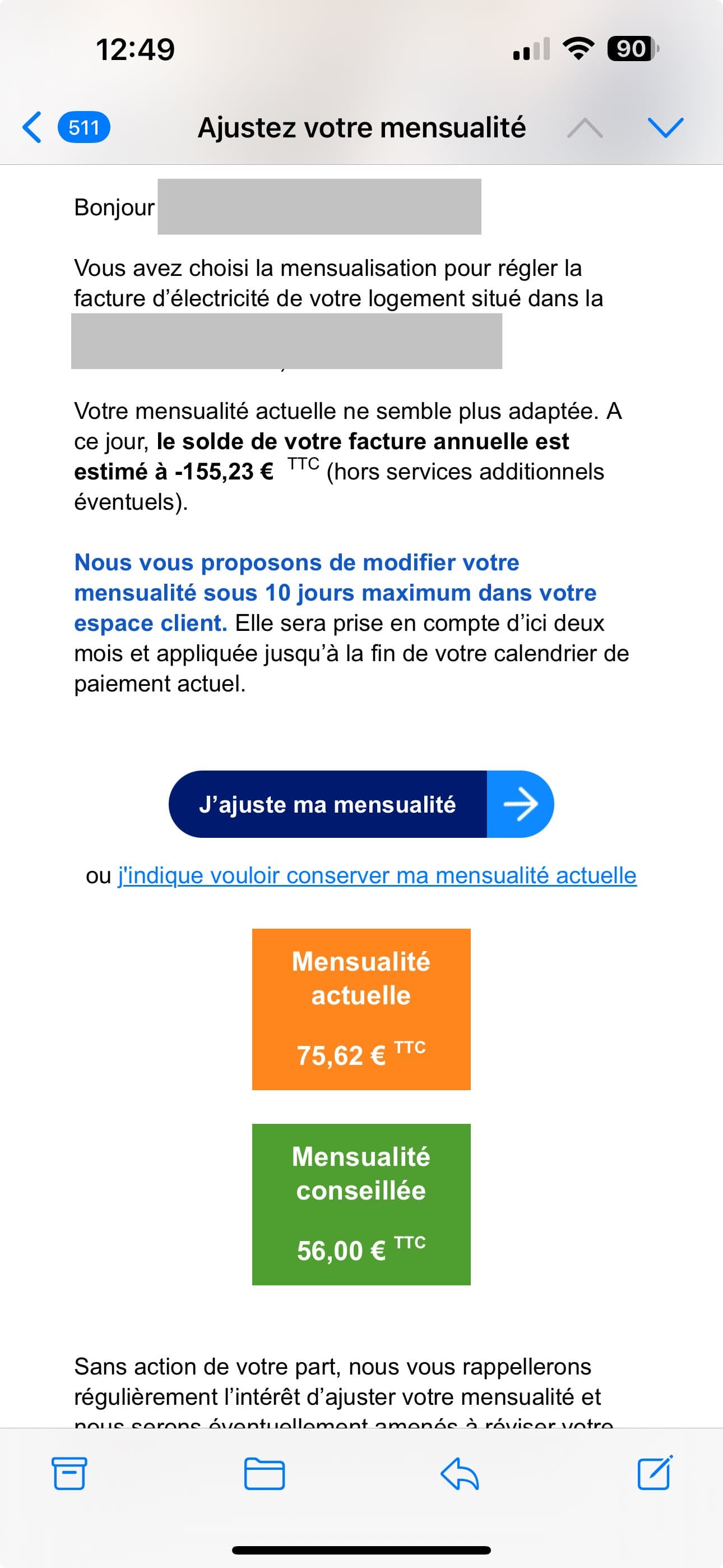 Le mail d’EDF qui fait plaisir