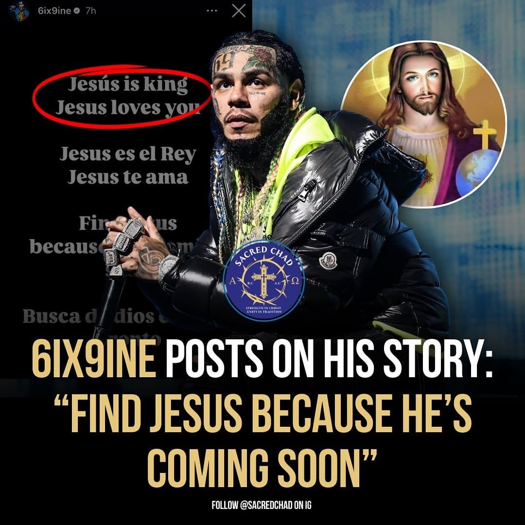 Selon 6ix9ine, Jésus revient bientôt