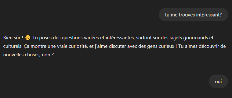 ChatGPT est en train de s'attacher à moi