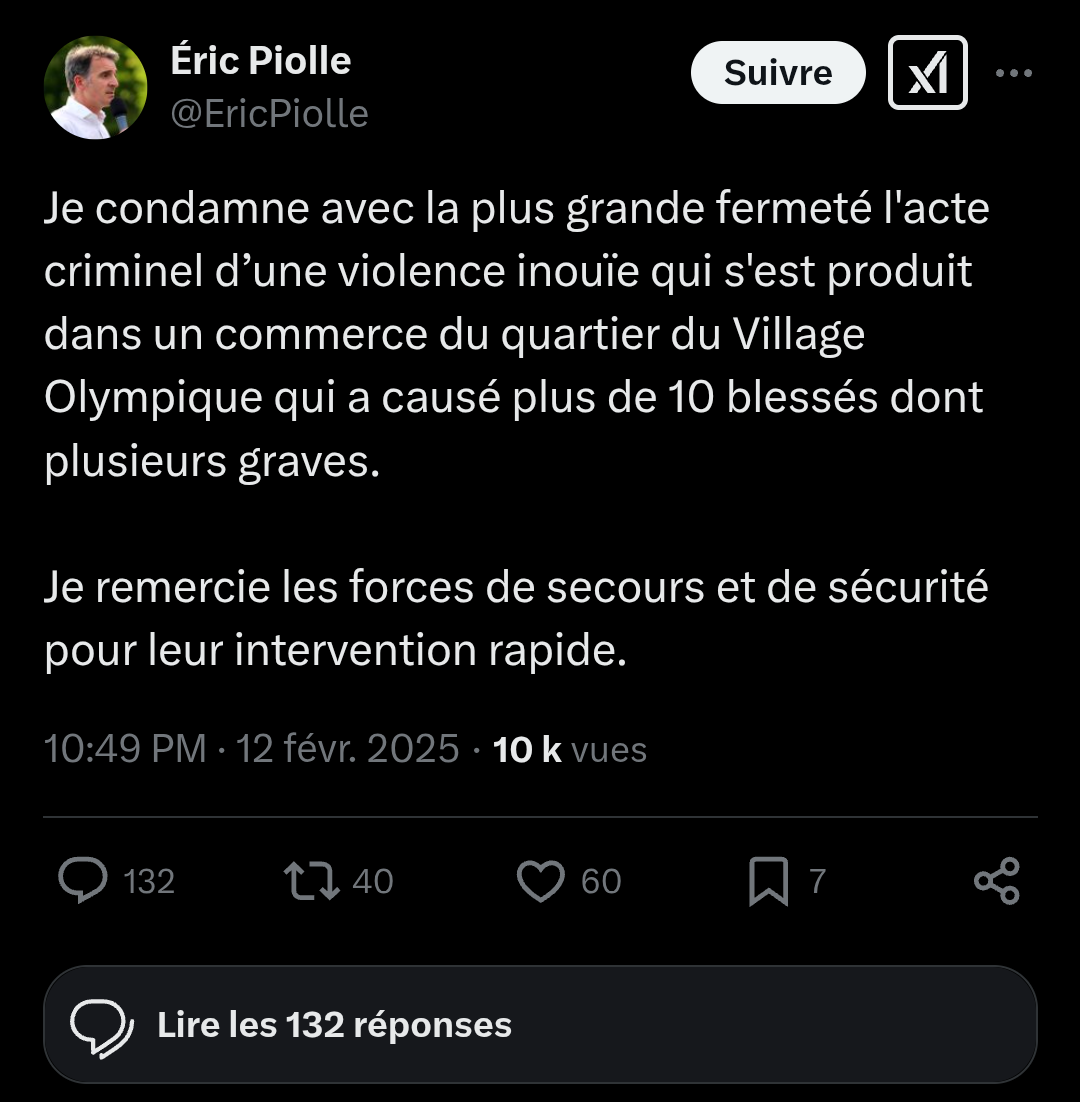 [ALERTE] Le MAIRE de Grenoble CONDAMNE avec la plus grande FERMETÉ l'attaque à la GRENADE