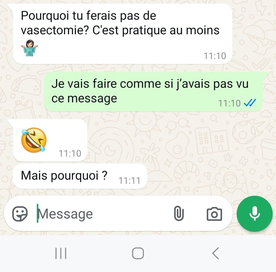 Ma femme me propose de faire une vasectomie