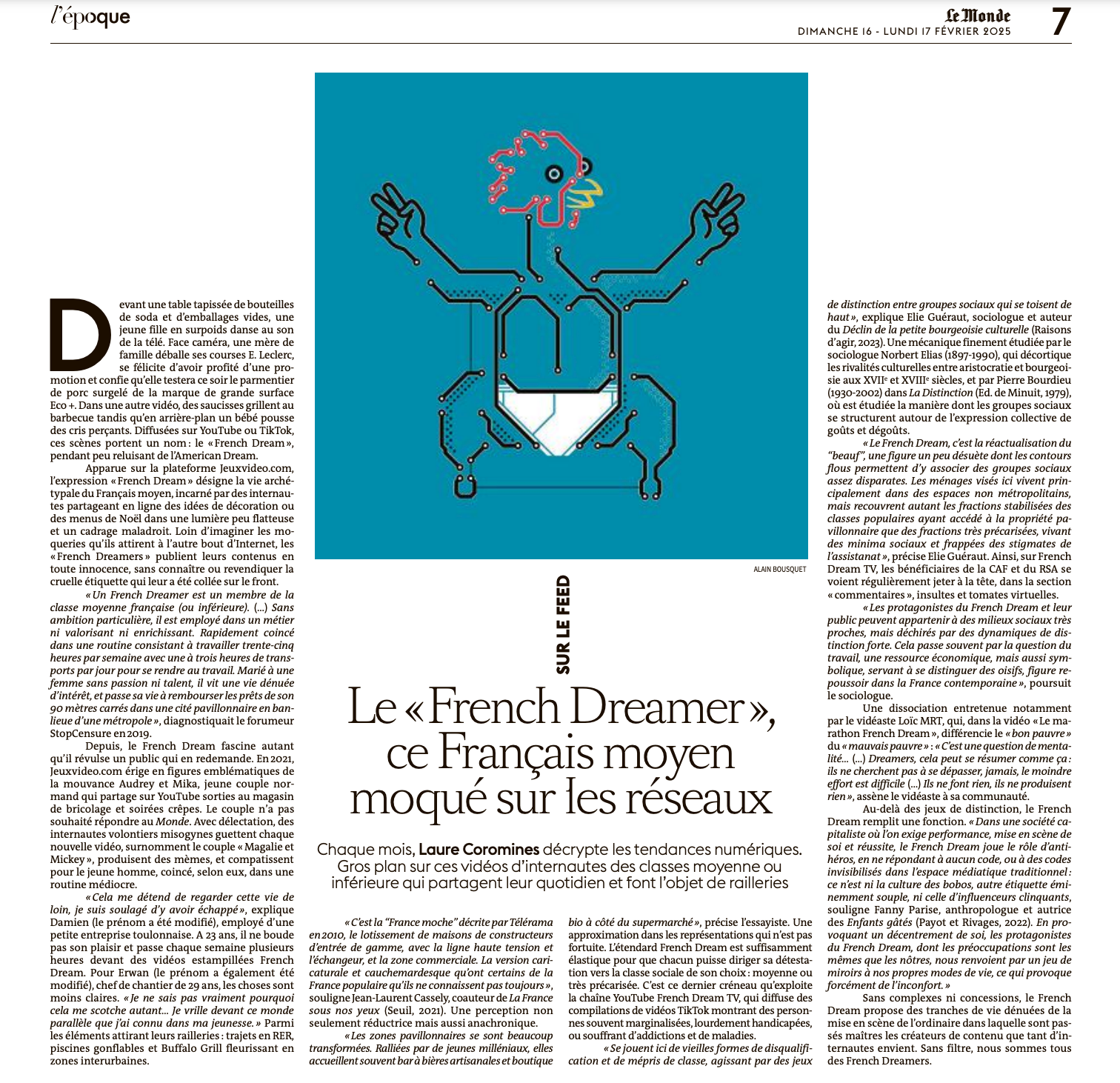 Stopcensure et le french dream cités par le journal le monde : LEKHEY complètement brisé