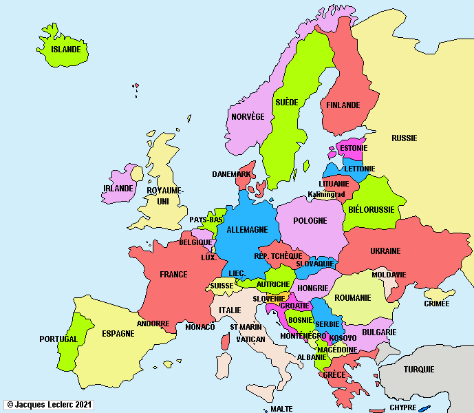 L'Ukraine fait-elle  partie de l'Europe ?