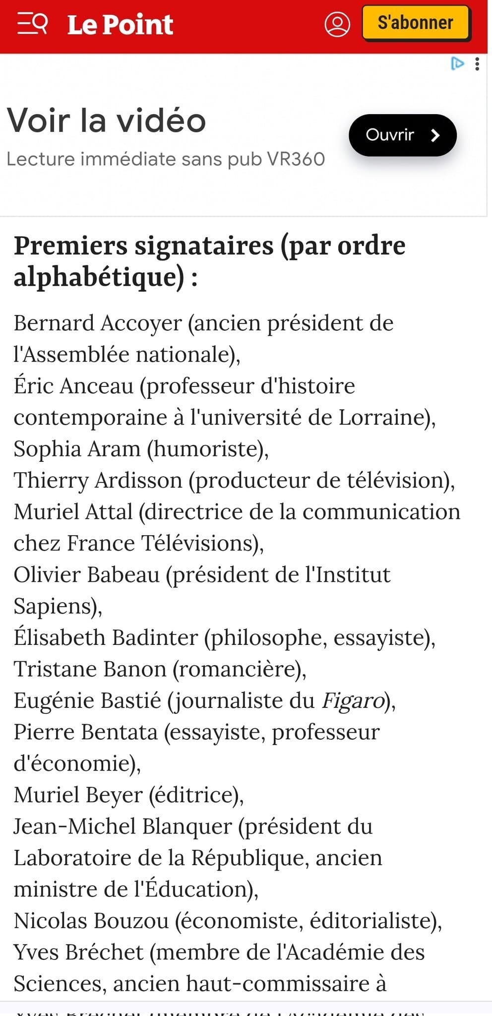 [Pétition] Une centaine d'intellectuels français s'engagent contre WIKIPEDIA et sa désinformation