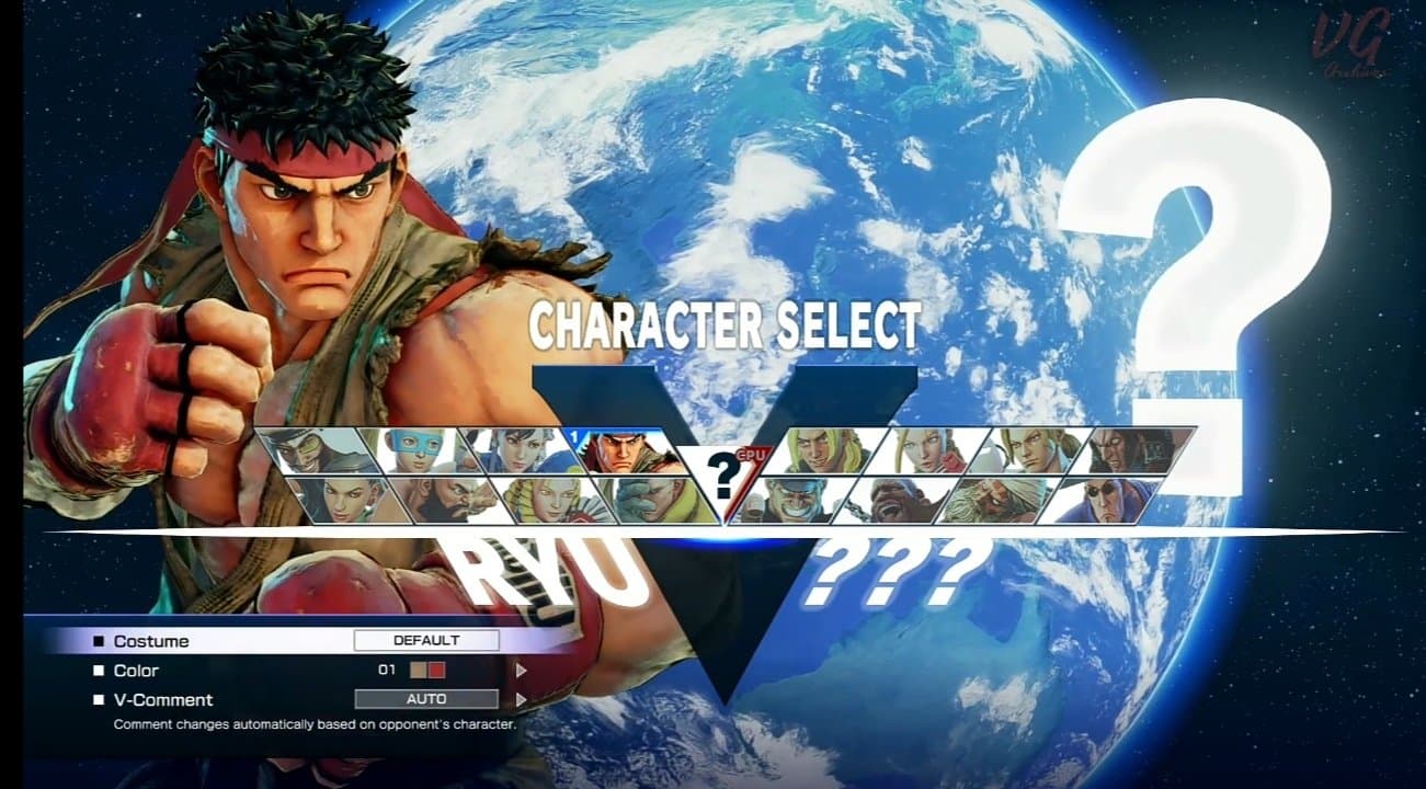 Street fighter 5 - le roster de base