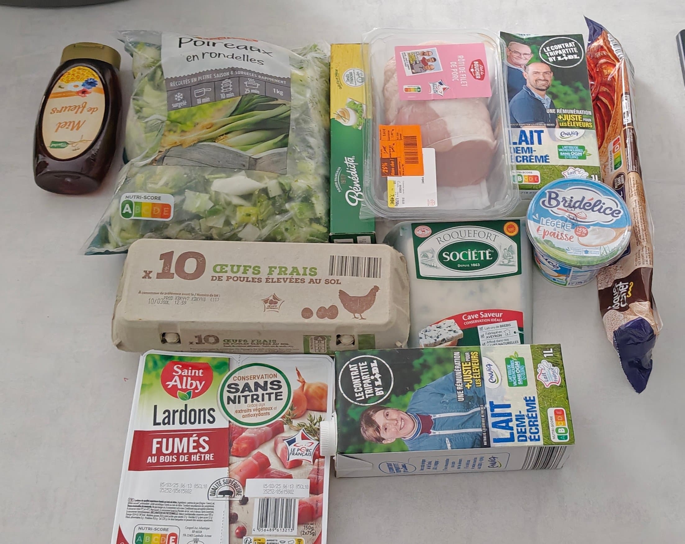 20€ de courses chez LIDL