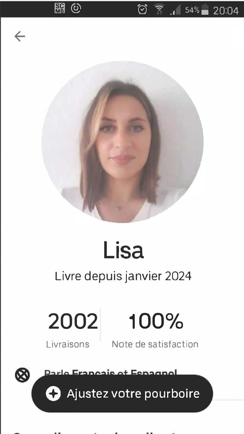 Je viens de me masturber sur ma livreuse Uber Eats