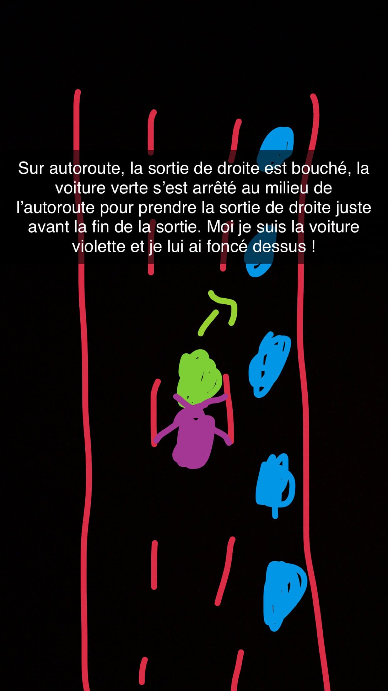 Putain j’ai eu un accident de la route je suis en tort ?